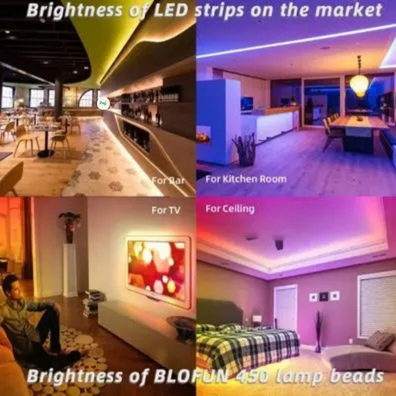 16 ft Strip light premium App Controler + Sound Sensor - Image 3